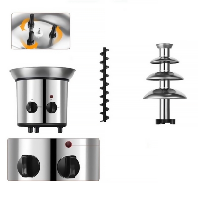 Фото: 4-х ярусный шоколадный фонтан Chocoflow с подогревом-5 4-х ярусный шоколадный фонтан Chocoflow с подогревом-5