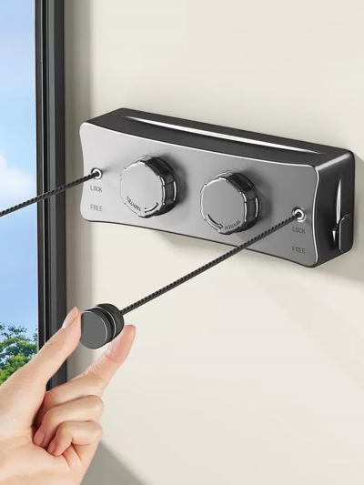 Фото: Настенная сушилка FastDry N2, 500 см х 30 см х 120 см, 2 ряда, черная-3 Настенная сушилка FastDry N2, 500 см х 30 см х 120 см, 2 ряда, черная-3