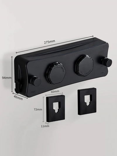 Фото: Настенная сушилка FastDry N2, 500 см х 30 см х 120 см, 2 ряда, черная-2 Настенная сушилка FastDry N2, 500 см х 30 см х 120 см, 2 ряда, черная-2