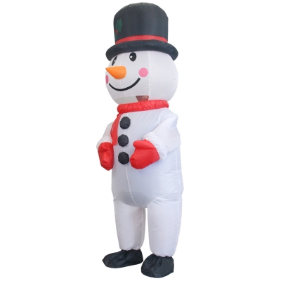 Фото: Надувной карнавальный костюм Снеговик-3 Надувной карнавальный костюм Снеговик-3